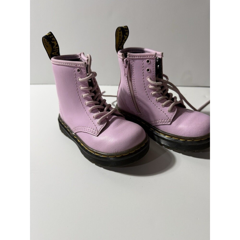 Doc Martens rose Pink Combat Boots  Toddler SZ 8